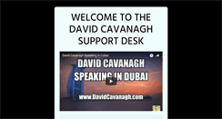 Desktop Screenshot of davidcavanaghsupport.com